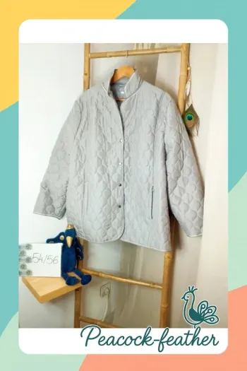Blouson veste grise matelassée neuve 54/56