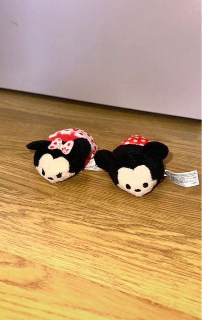 Lot de 2 Tsum Tsum Disney Mickey et Minnie - neuf avec étiquette