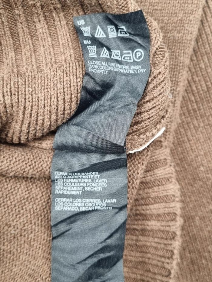 Veste zippée Tommy Hilfiger marron – Taille L Homme (mesures en photos) - photo numéro 10