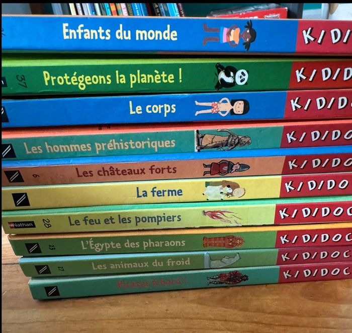 Lot livres kididoc Nathan - photo numéro 8
