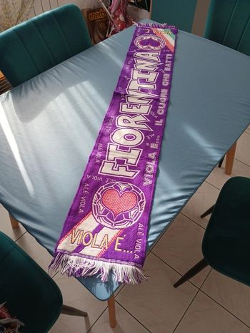 Écharpe foot fiorentina Florence Italie Italia