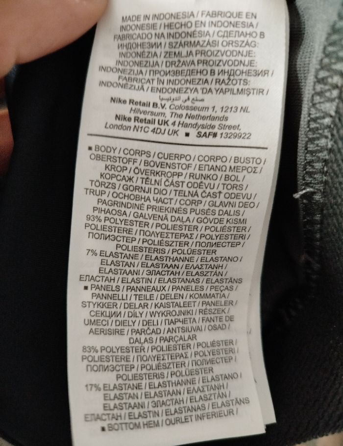 Brassière Nike  Pro T S - photo numéro 6