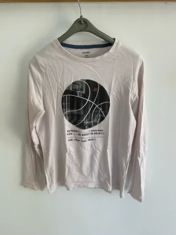 T-shirt manche longue kiabi beige