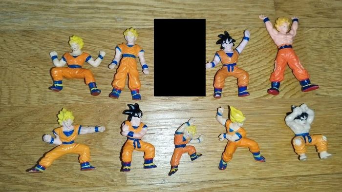 Lot figurines Dragon Ball Z Goku Ab toys BS sta figure set Bandai