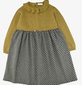 Robe à manches longues 4 ans en coton, cachemire et laine Wedoble