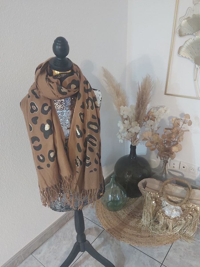 Echarpe léopard
