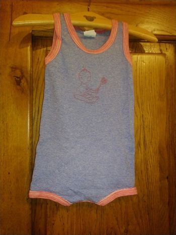 Joli body marinière petit bateau 12 mois