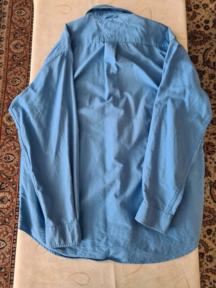 Chemise bleue homme Tommy Hilfiger taille M - photo numéro 4