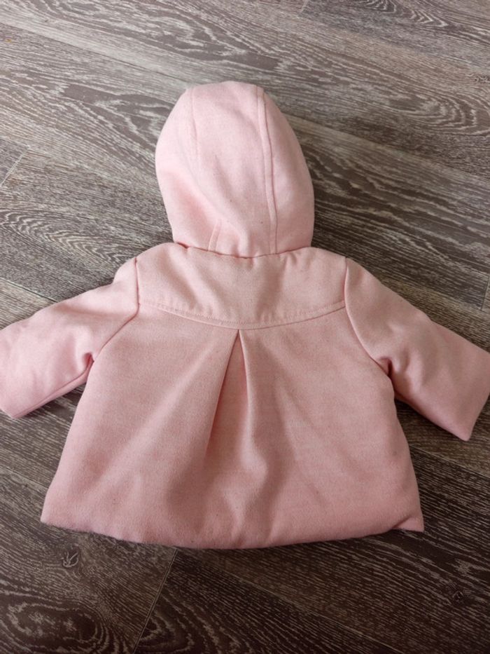 Manteau fourrure rose 3mois kiabi - photo numéro 3