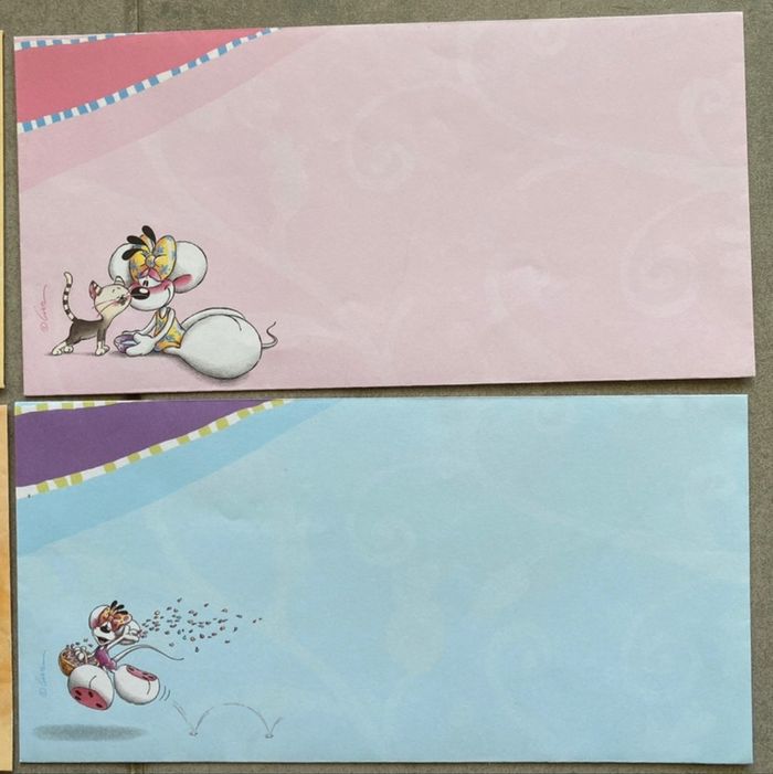 Lot 4 grandes enveloppes Diddl - photo numéro 3
