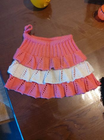 Jupe tricoté fille 2 ans