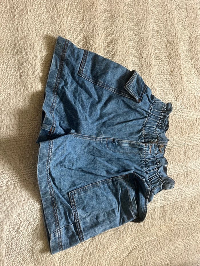 Short en jeans