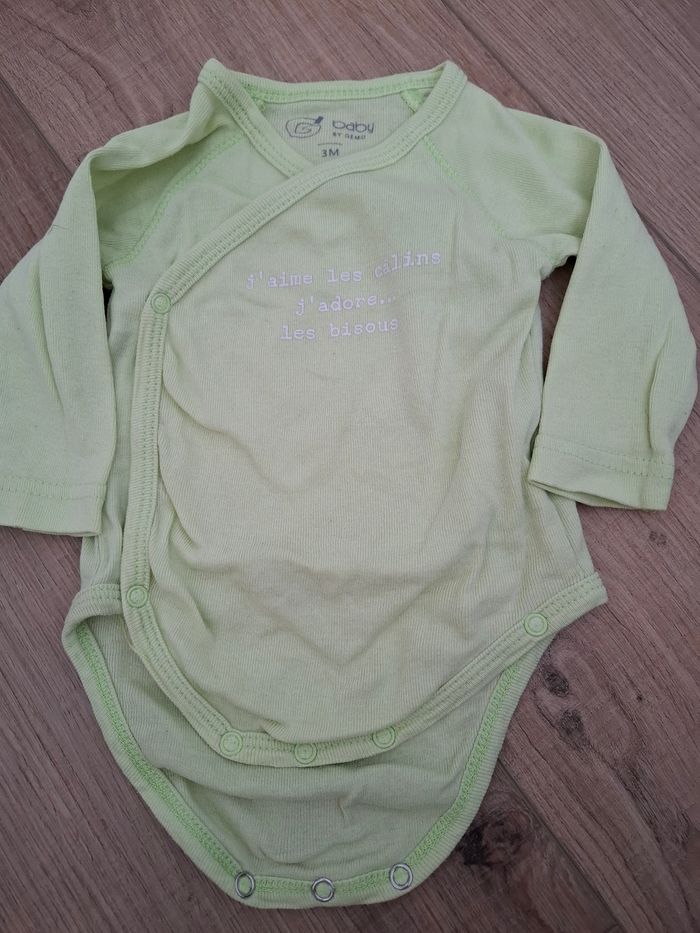 Lot de 2 bodies bébé croisés - photo numéro 3
