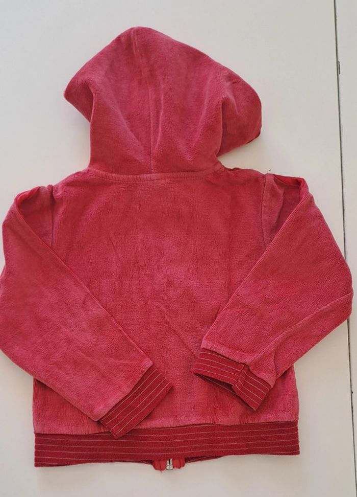 Veste zippée à capuche 12 mois - photo numéro 2
