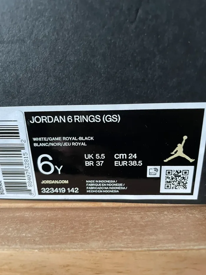 Nike enfant jumpmann taille 38,5 - photo numéro 4