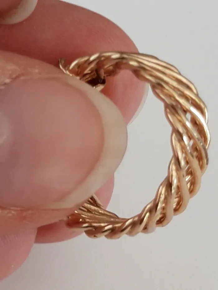 Bague fantaisie ajourée ajustable - photo numéro 5