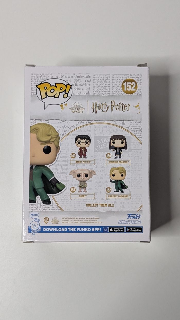 [Funko pop] Figurine Harry Potter Gilderoy Lockhart 152 - photo numéro 3