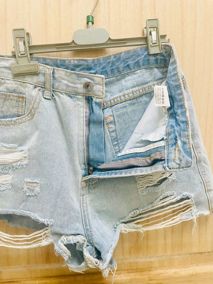 Short en jean déchiré taille haute - Shein - Taille S - photo numéro 10