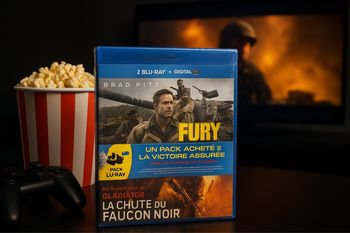 📀 Pack 2 Blu-Ray – Fury + La Chute du Faucon Noir (Neuf sous blister)