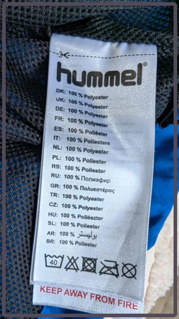 Veste Hummel taille S homme bleu marine - photo numéro 3
