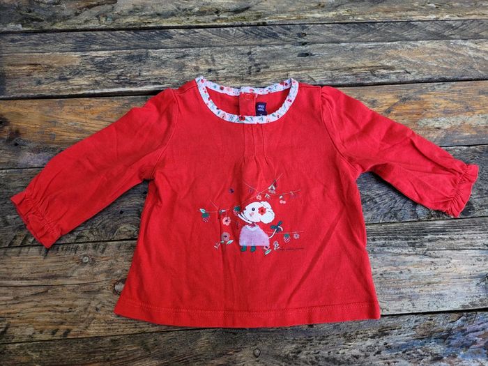 Superbe ensemble Sergent Major, 3 mois, salopette 💐 et tee-shirt manches longues 🐭 - photo numéro 3