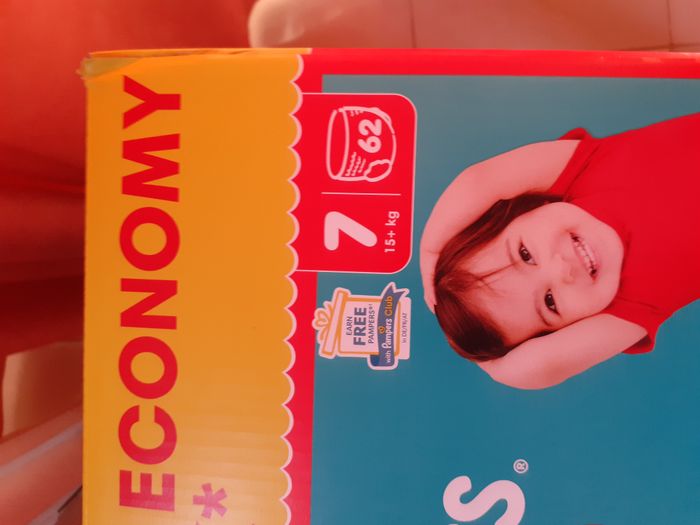 Lot de 2 Maxi Pack Pampers baby dry - 124 Pants - Taille 7 - photo numéro 3