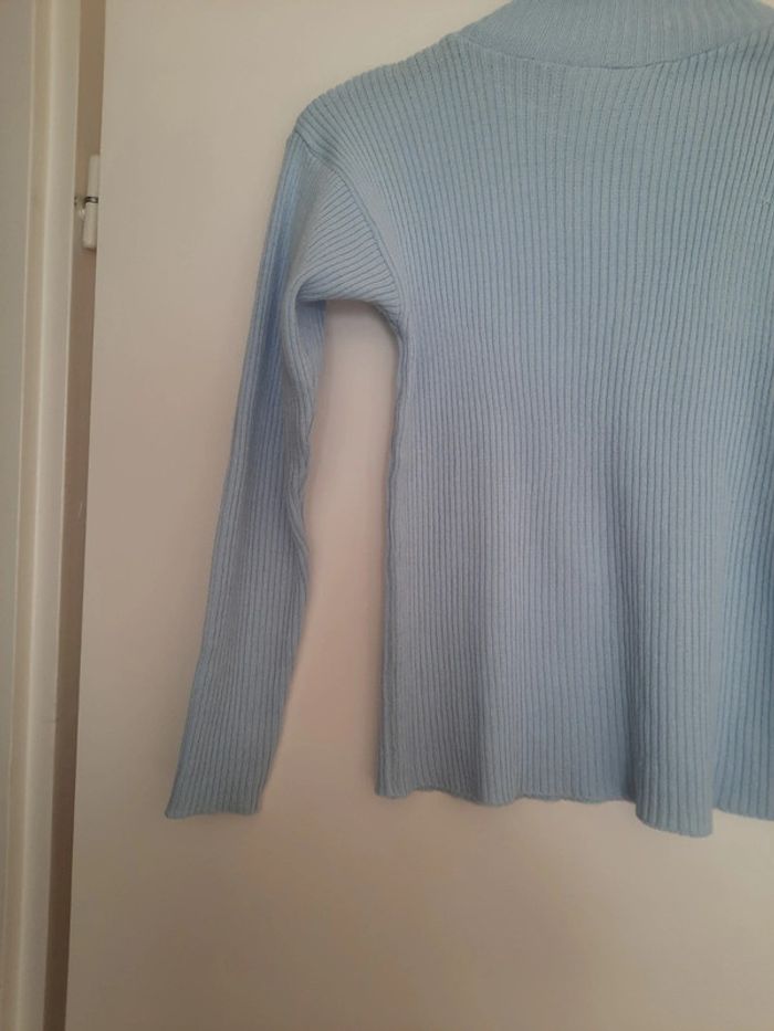 Sous pull bleu clair - photo numéro 3