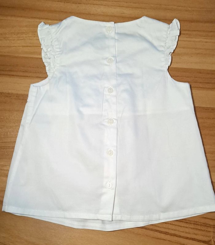 Tunique blanche avec broderie - photo numéro 2