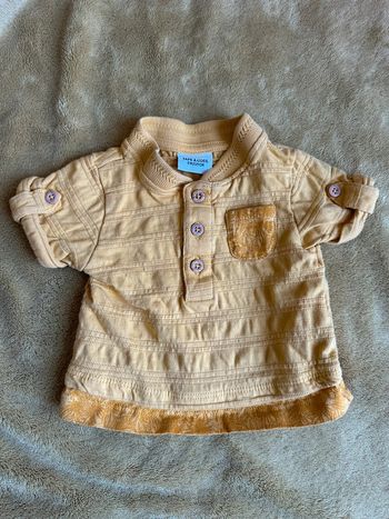 Teeshirt bébé 3 mois moutarde