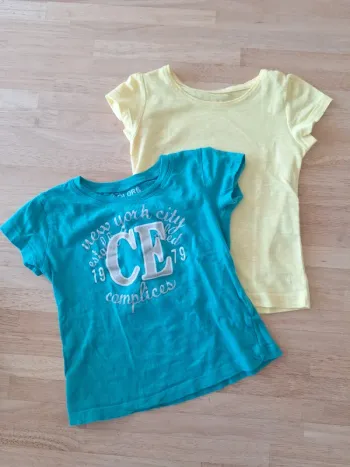 Lot 2 Tee-shirt fille T 5 ans