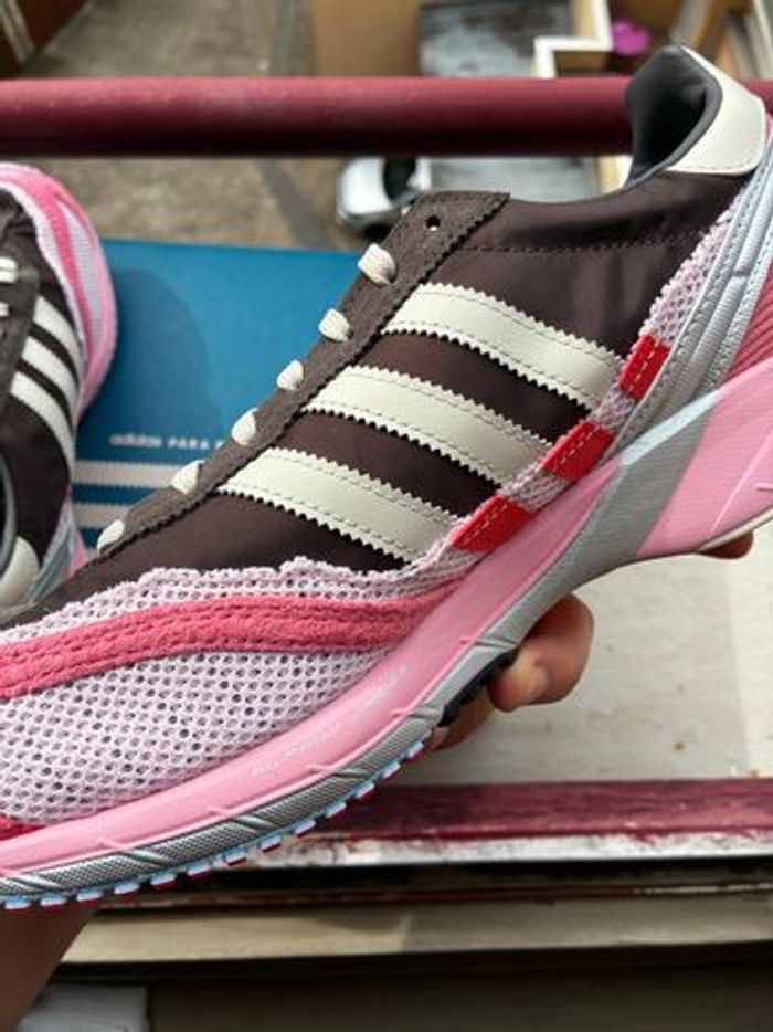 Adidas x Bad Bunny Adizero SL 72 Brown/Clear Pink/Hazy Rose - Taille 44 2/3- Neuves - photo numéro 7