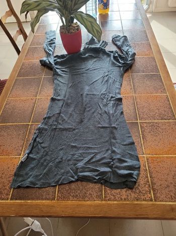 Robe pull col roulé