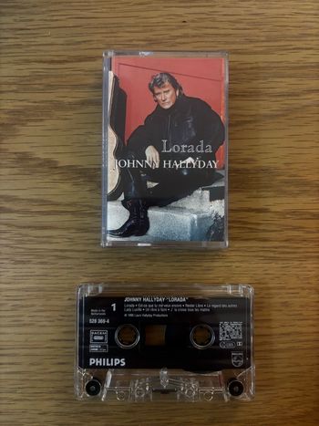 Cassette audio Johnny Hallyday Lorada