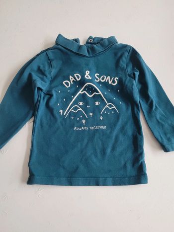 Pull fin bébé 18 mois