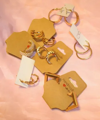 lot de 7 paires de boucles d'oreilles