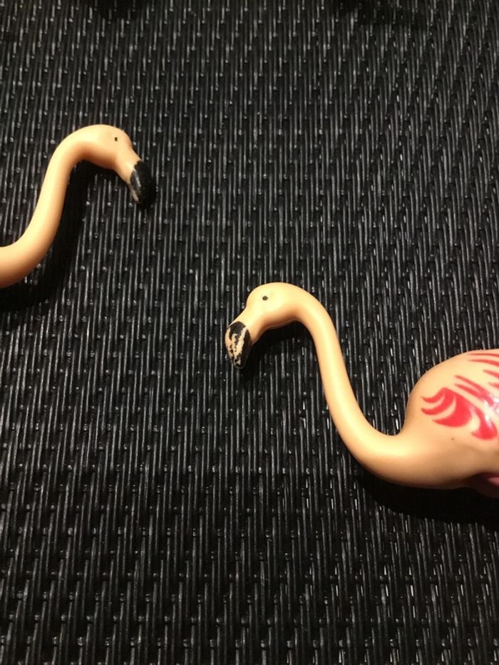 Playmobil lot 7 figurines flamants roses Wiltopia avec socle très bon état comme neuf - photo numéro 9