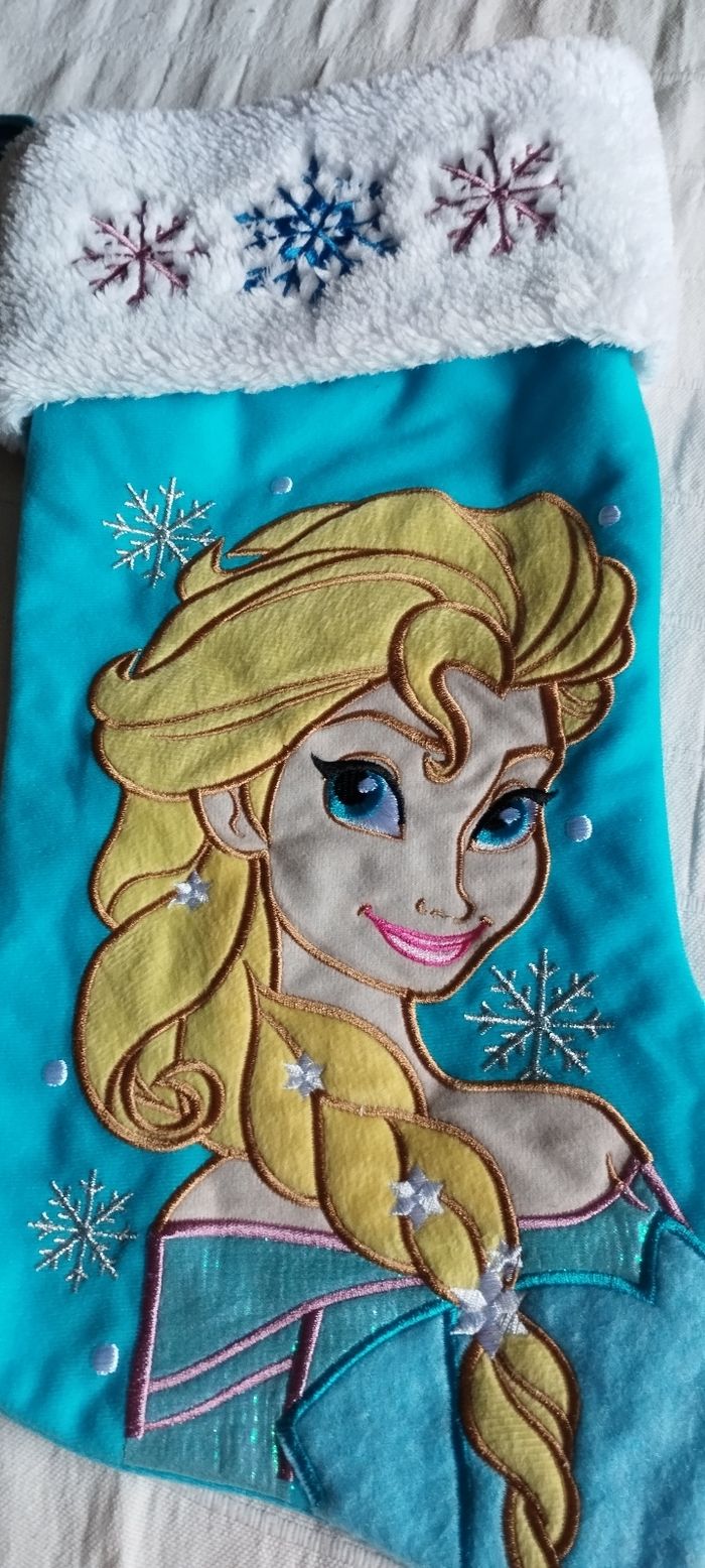 Chaussette,botte de Noël Elsa - photo numéro 5