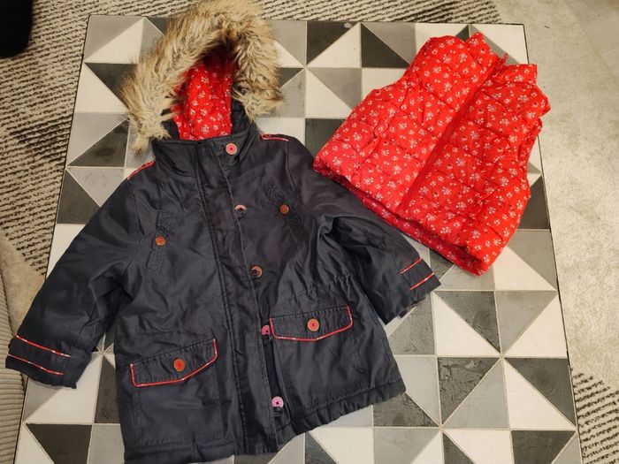 Parka fille 3 ans sergent major 3 en 1