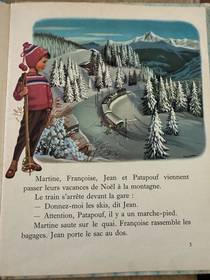1959 Livre ancien bd album Martine à la montagne Casterman Collection Farandole Delahaye Marlier - photo numéro 5