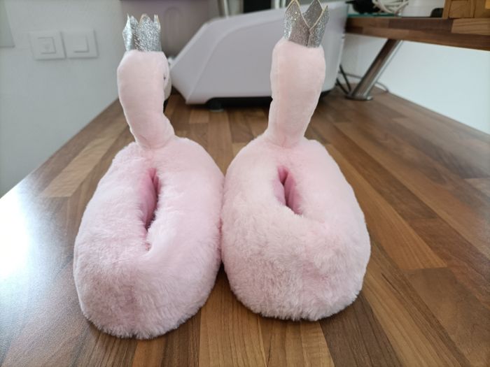Jolis chaussons princesse flamand rose 34-35 Tissaia - photo numéro 4