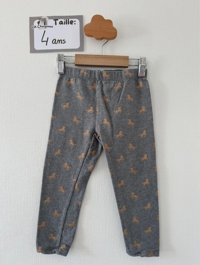 Legging gris - taille 4 ans 🌸