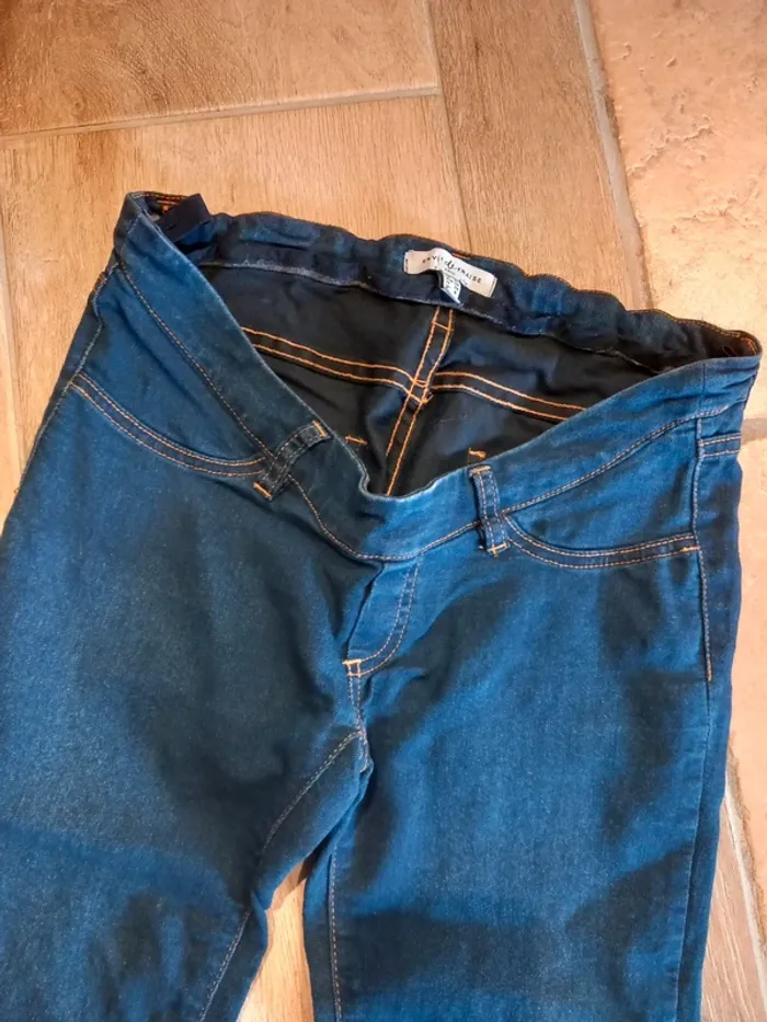 Jean sans bandeau slim grossesse 34 envie de fraise - photo numéro 2