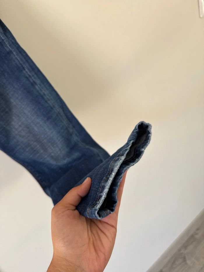 👖 Jeans homme effet déchiré - Taille 40 -w31- brut - très bon état- Léo gutti - photo numéro 6