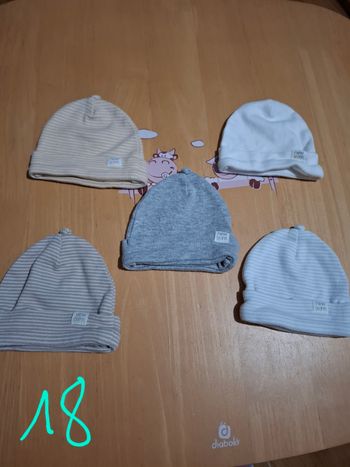 Bonnets naissance 