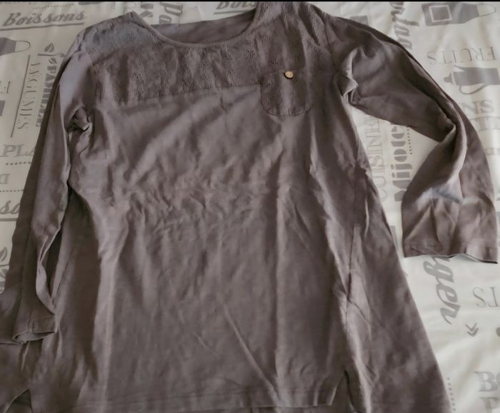 9 tee-shirts manches longues filles 10 ans - photo numéro 9