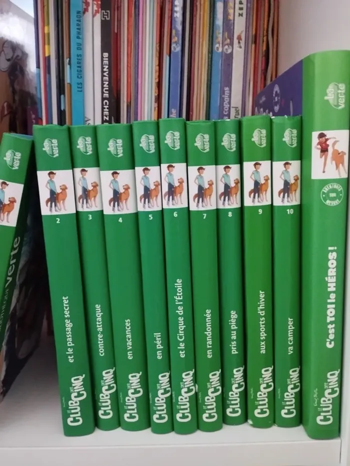 Collection de 11 livres le club des cinq - photo numéro 2