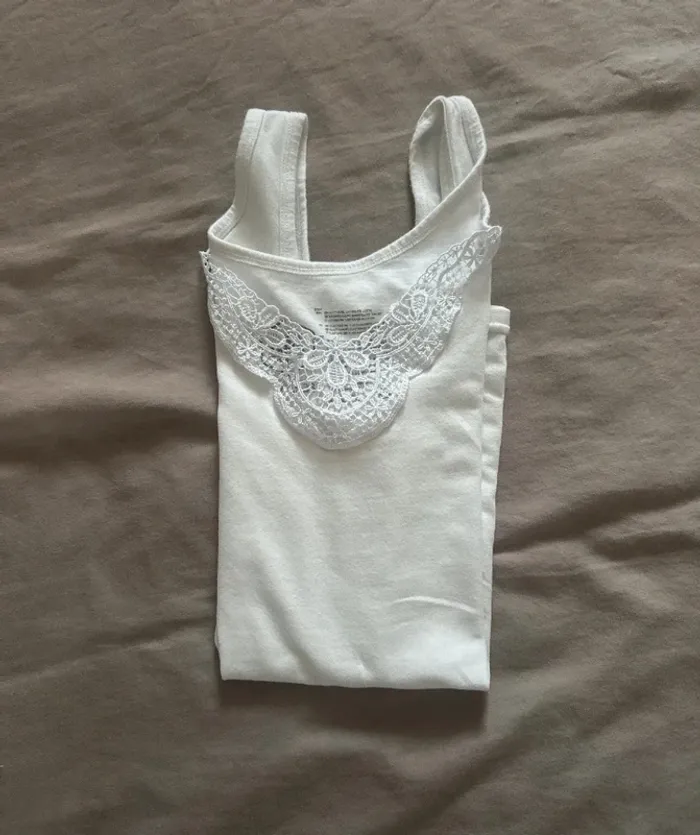 Débardeur femme blanc