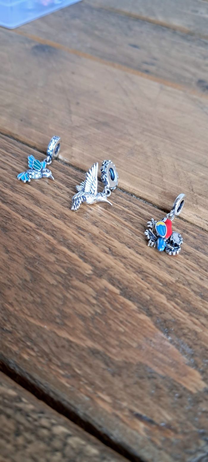 Charm / Breloque "Colibri" pour bracelet - photo numéro 10