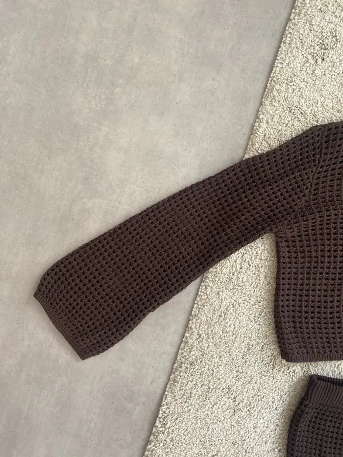 Ensemble en crochet marron Esmara - photo numéro 5