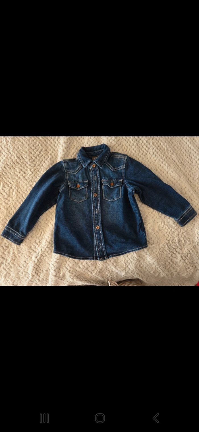 Chemise en jean 18 mois
